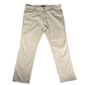 Tommy Hilfiger Pants Men´s Size 40 fits 40x30 Beige Chino Custom Fit Cotton Blen
